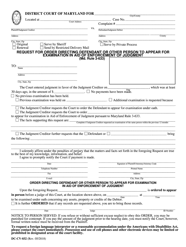 Get and Sign Dc Cv 032 2018-2022 Form