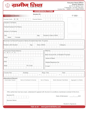 Gramin Shiksha  Form