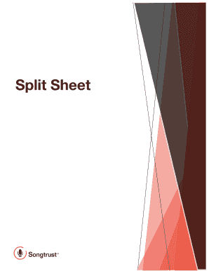 Songtrust Split Sheet  Form