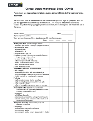 Cows Scale Printable  Form