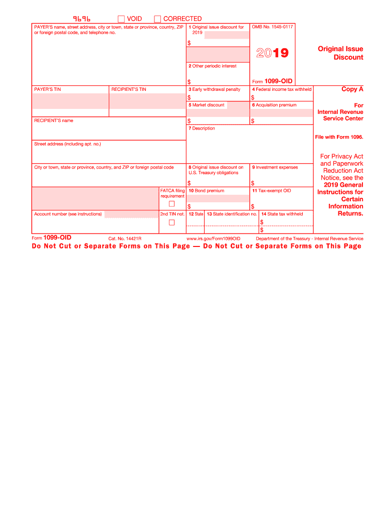 1099 Oid  Form