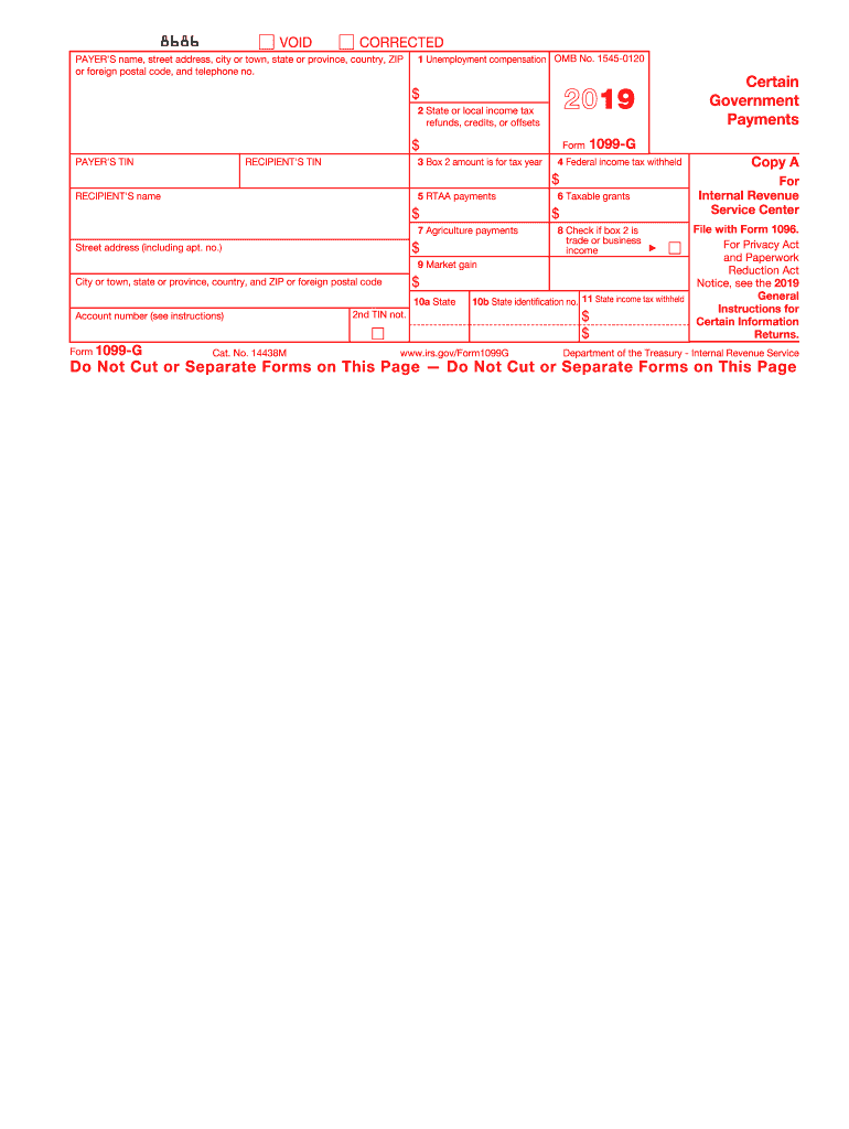 1099 G Form