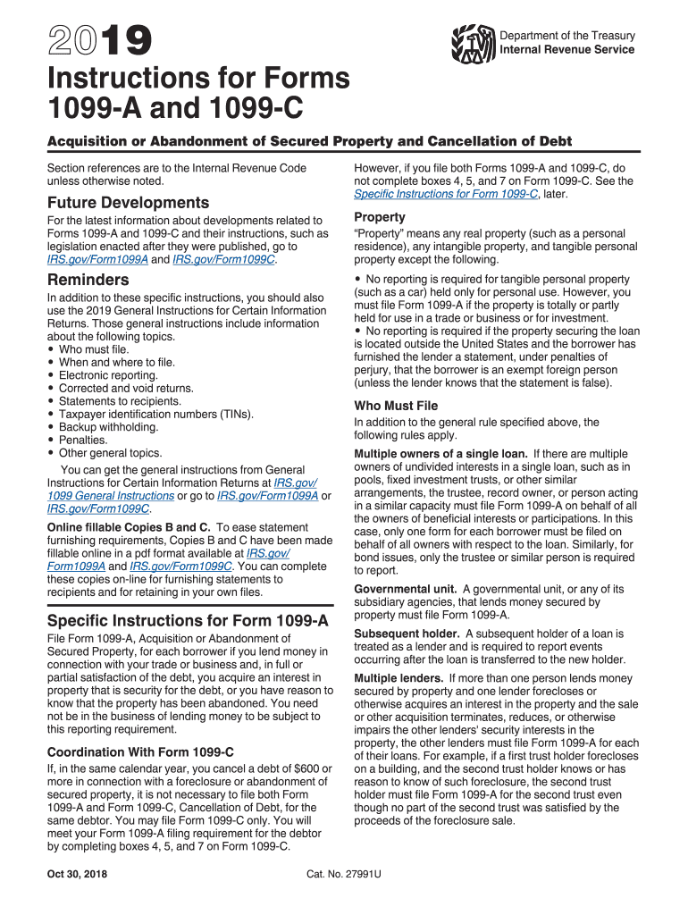 Instructions 1099  Form