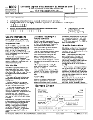  Form 8302 2018-2024