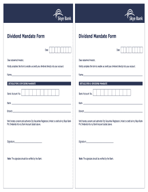 Polaris Bank  Form