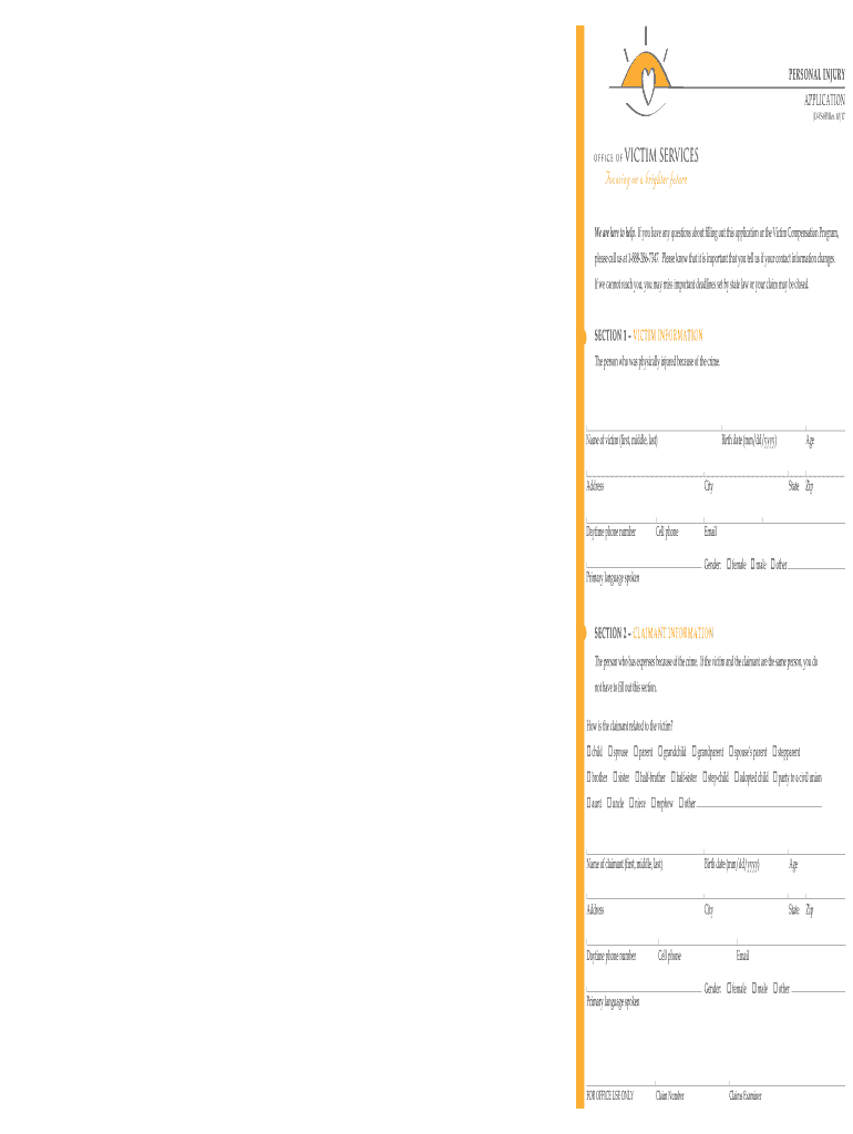  Injury Application 2017