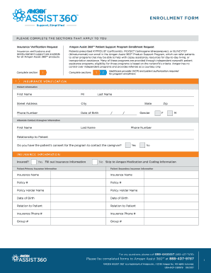 Amgen 360 Enrollment Form