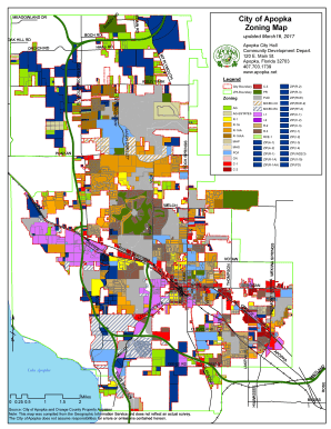 Apopka Zoning Map  Form