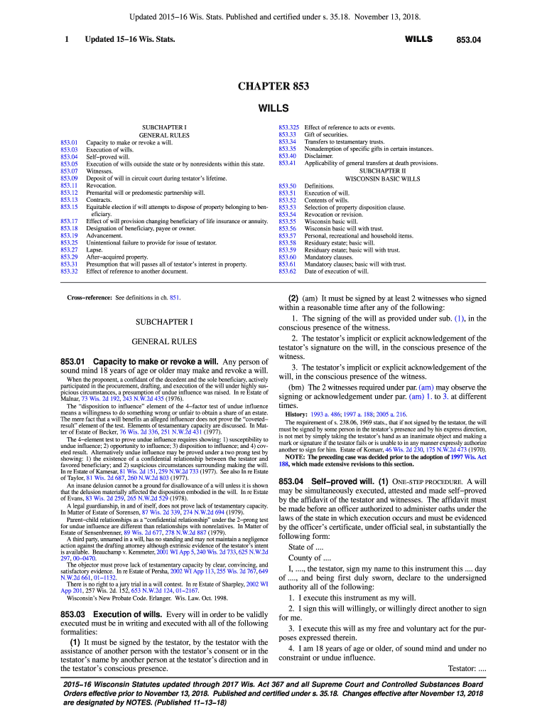  Wisconsin Statutes Wisconsin Legislative Documents Wisconsin Gov 2015