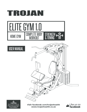 Trojan Power Gym 1 0 Exercises PDF  Form