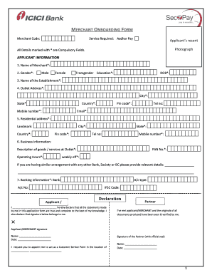 Declaration MERCHANT ONBOARDING FORM Sec 2 Pay India