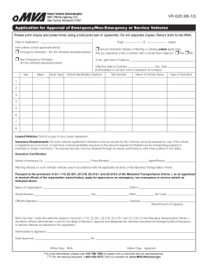 VR 026 08 12  Form