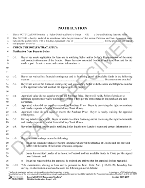 Rf 656 Notification  Form