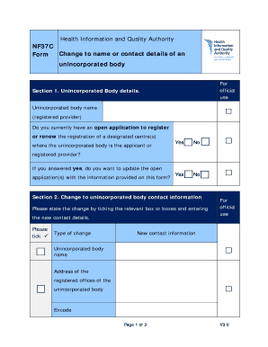 NF37CChangetonameorcontactdetailsofanUnincorporated Body Form