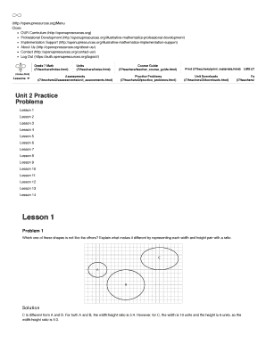 Open Up Resources Grade 7 Answer Key PDF  Form