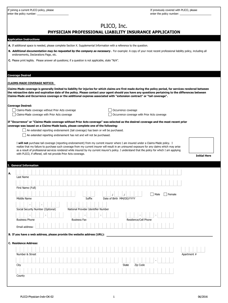 OK Physician App PLICO XLS  Form