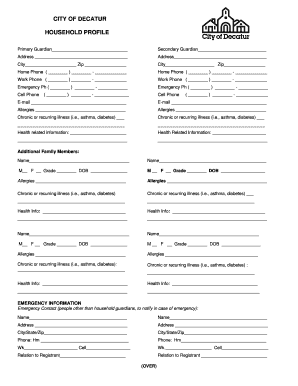 Household Profile Form