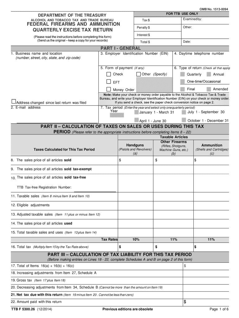 Ttb Federal Form