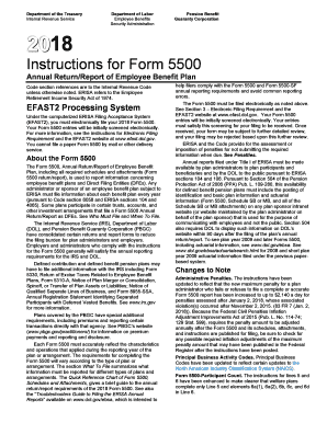 Form 5500 Instructions PDF