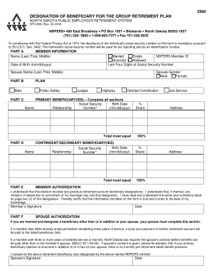  North Dakota 2560 Form 2018