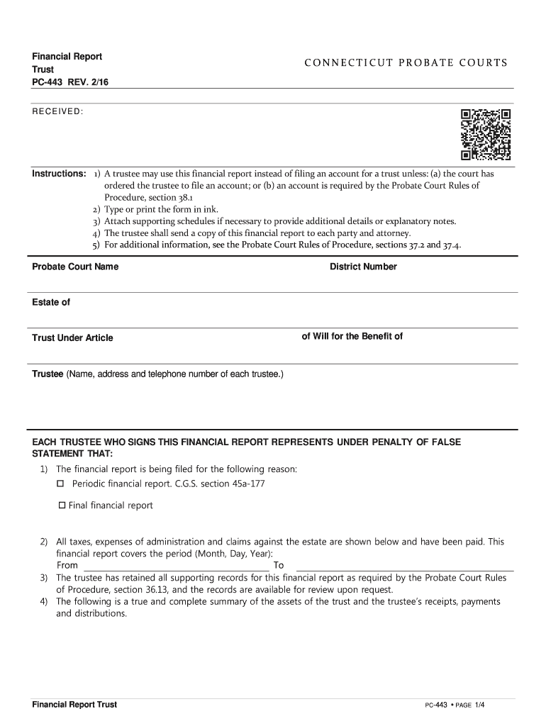  Ct Report Probate 2016-2024