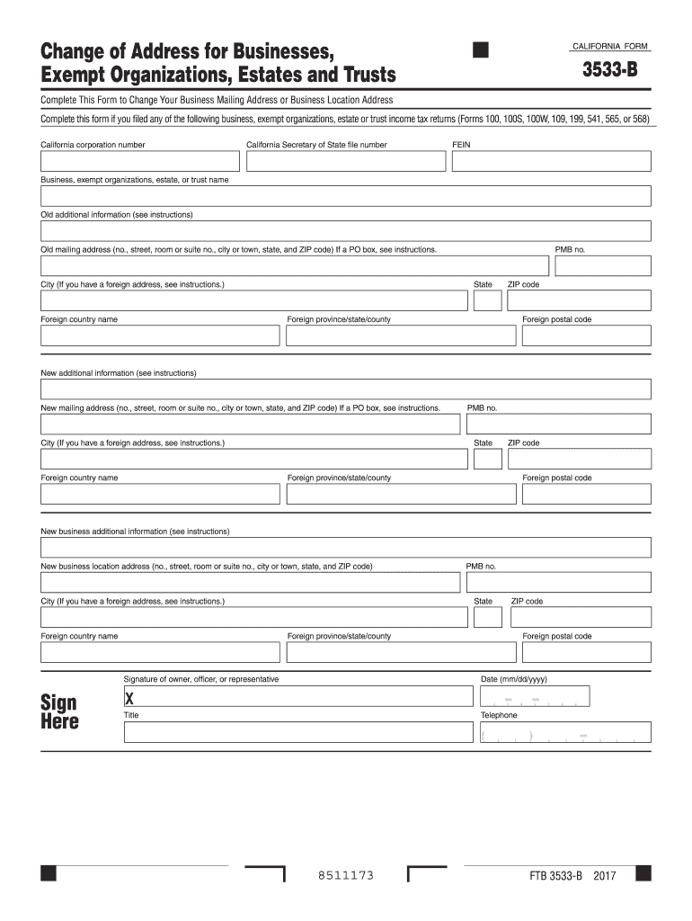  Form 3533 B 2017