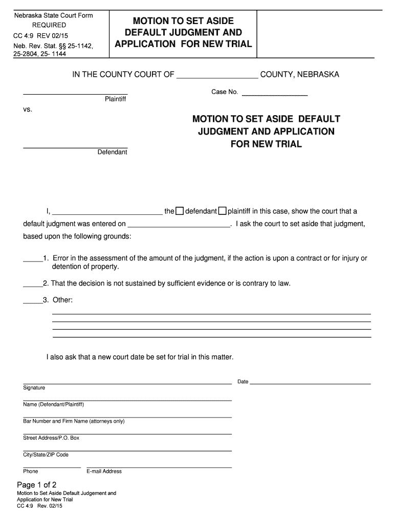  Nebraska Motion New Trial 2015-2024