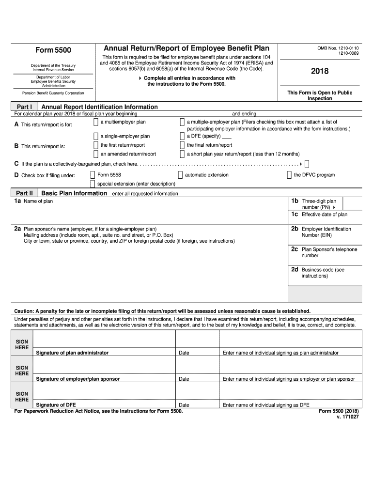 2021 5500 form