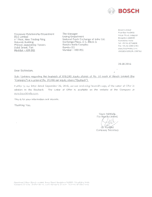 Bosch Offer Letter PDF  Form