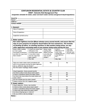 Dolomite Risk Management Plan  Form