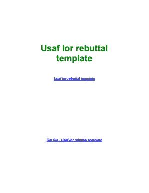 Loc Rebuttal Template  Form