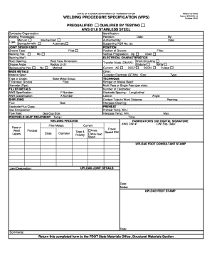  Aws D1 6 Wps Form 2018