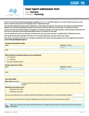 Cssf 76  Form