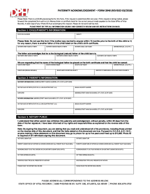  Form 3940 2018-2024