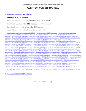 Alerton Vlc 550 Manual  Form