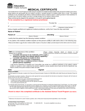 Medical Certificate Template Nsw  Form