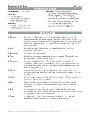 Foundation Basics Icivics Answer Key  Form