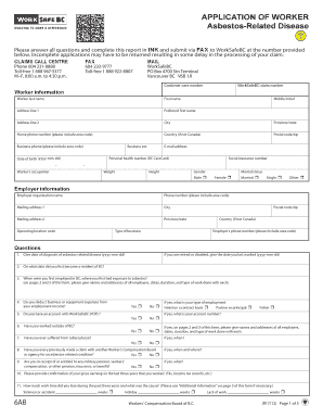  Wcb Form 3 British Columbia 2017-2024