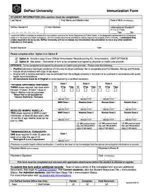  Depaul Immunization 2018-2024