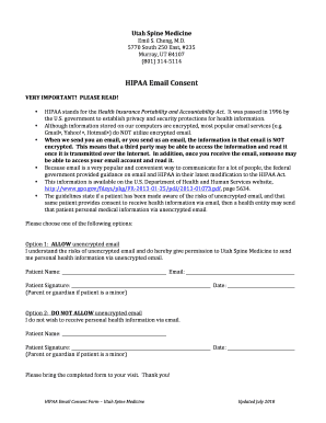 USM HIPAA Email Consent Form DOCX