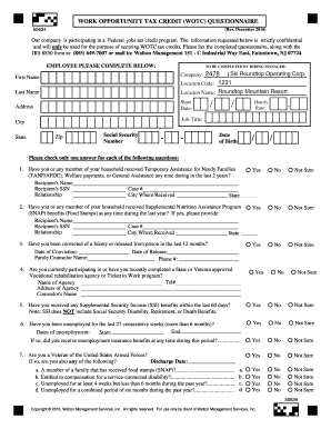 Wotc Form PDF