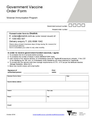 Onelink Order Form