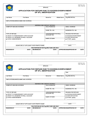 Hqp Slf 103  Form