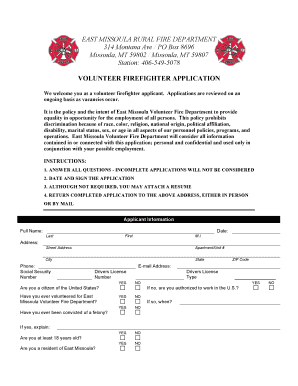 EAST MISSOULA VOLUTEER FIRE DEPT App 1 DOC  Form