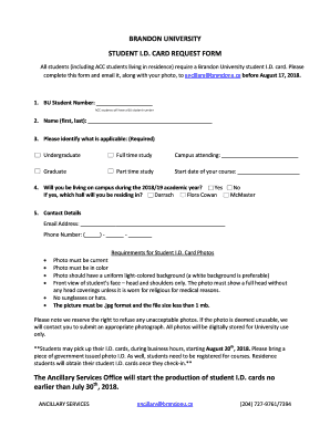 Get and Sign CARD REQUEST FORM 2018-2022