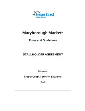 Maryborough Markets Thursday  Form