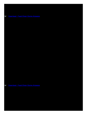 Food Chain Gizmo Answer Key  Form