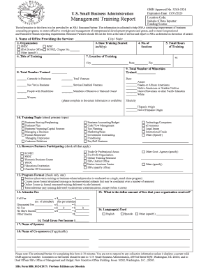 Sba 888  Form