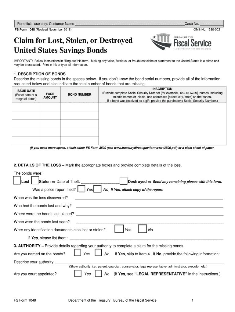  1048  Form 2018