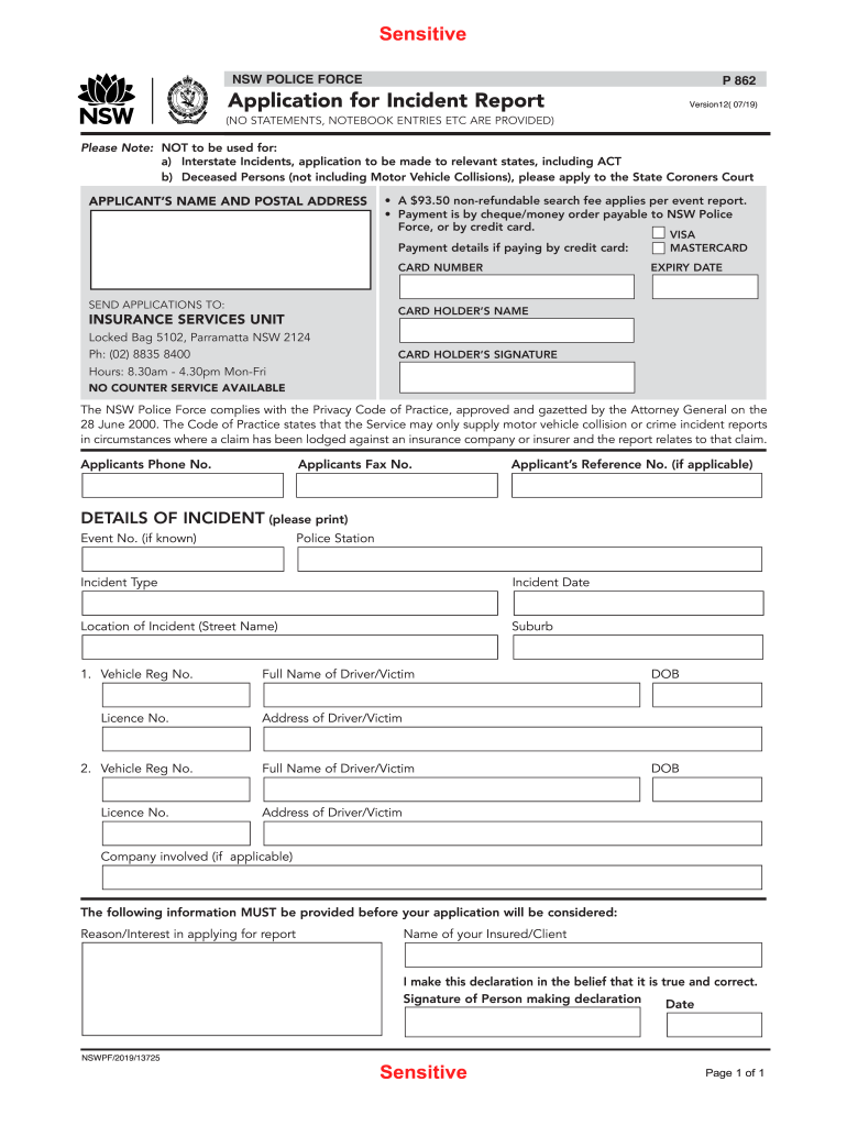  P862 Application for Incident Report 2019-2024